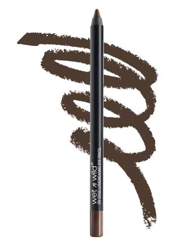 Wet N Wild Eyeliner Pencil on Edge Longwearing Matte Eye Liner, Long Lasting, Smudge Proof, Fade Resistant, Highly Pigmented, Creamy Smooth Soft Gliding, Dark Brown,wooden You Know