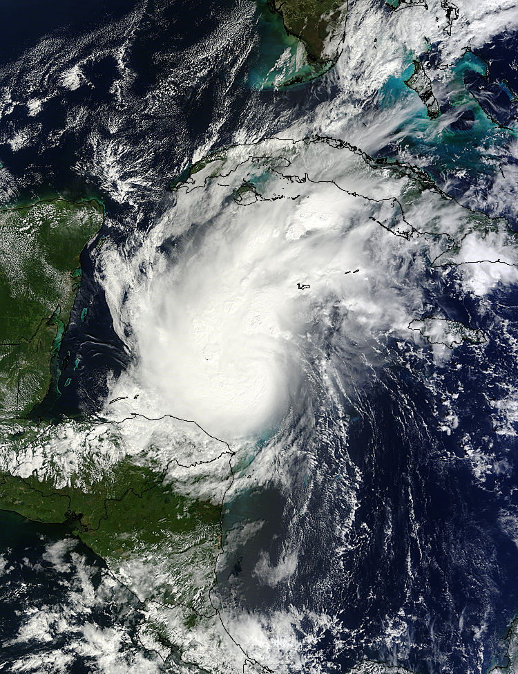 This image of Hurricane Rina was taken by NASA&#039;s Terra satellite on Oct. 24, 2011.