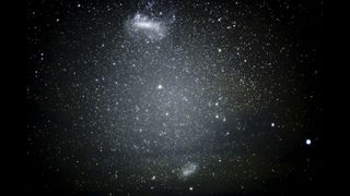 The Magellanic Clouds from the Azamara Quest, southern hemisphere (Nikon D810a with 50mm).