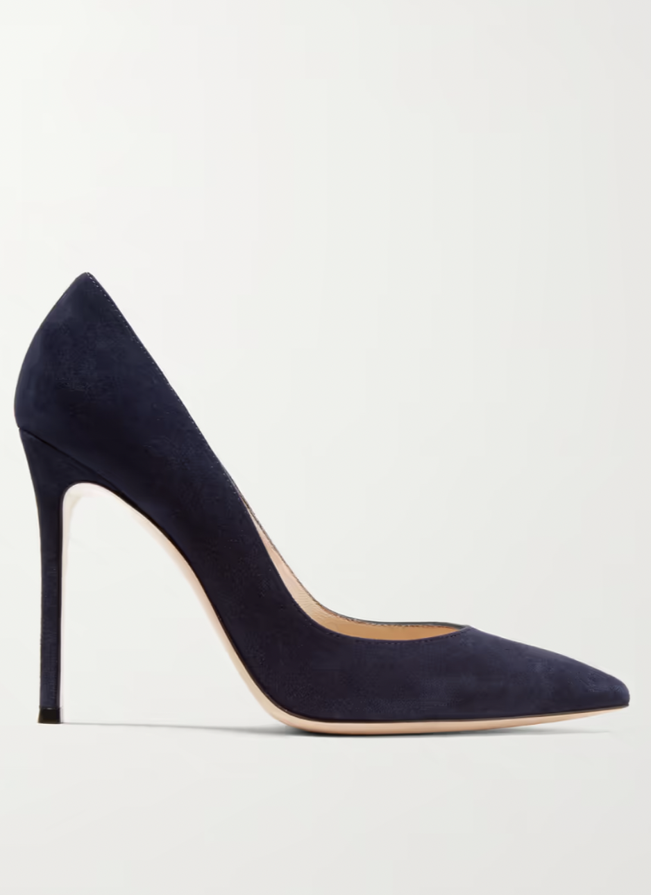 Gianvito Rossi 105 Suede Pumps