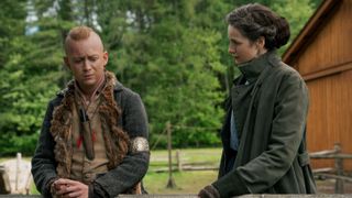 Claire Fraser and Young Ian in Outlander season 7 episode 3