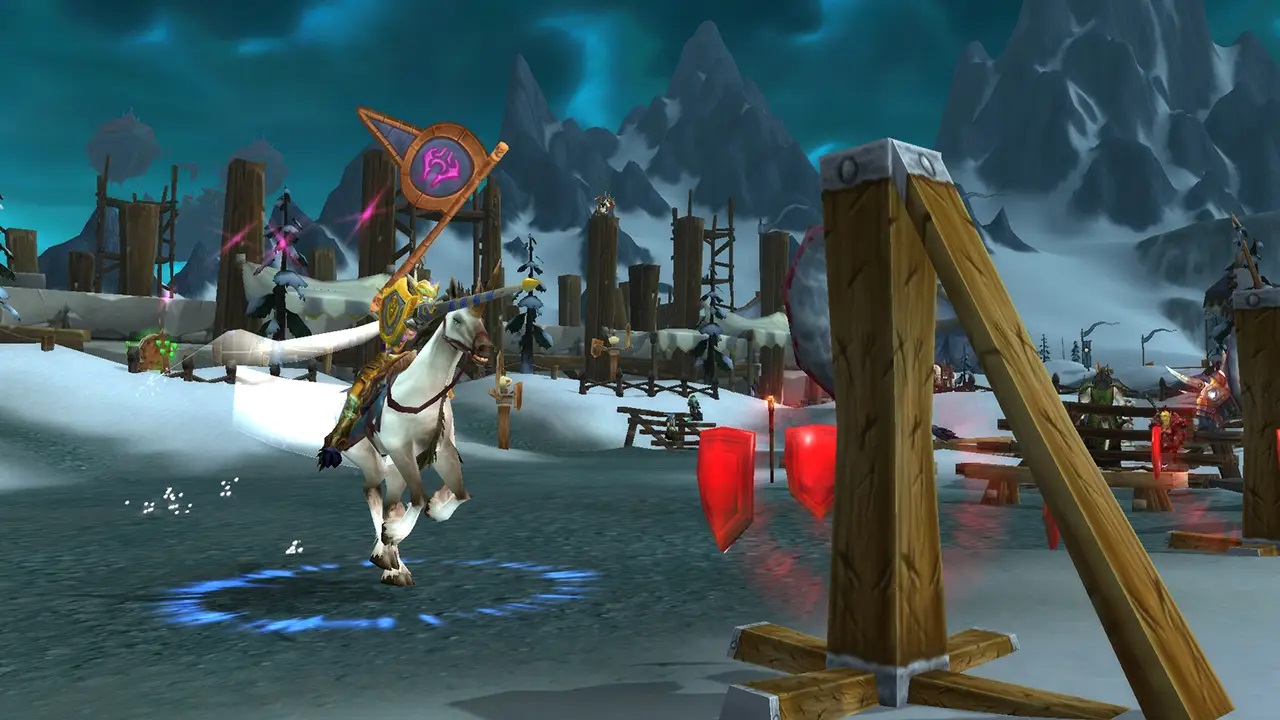 Captura de pantalla promocional de World of Warcraft Classic Wrath of the Lich King