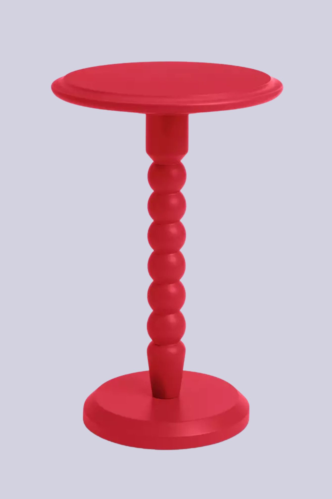 Habitat, Blaire Bobbin Side Table in Red