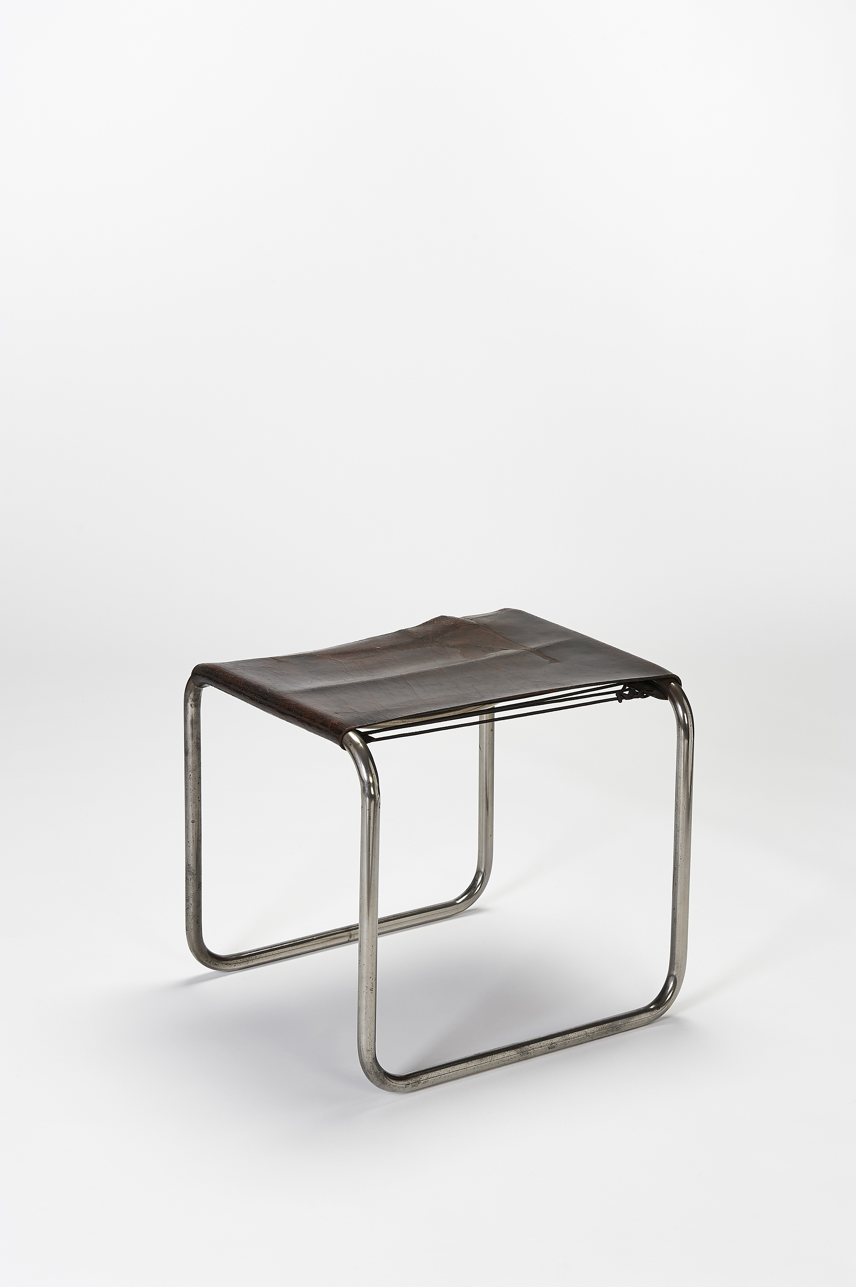 Ludwig Mies van der Rohe (design), Berliner Metallgewerbe Josef Müller (manufacture),Tubular steel stool, 1927