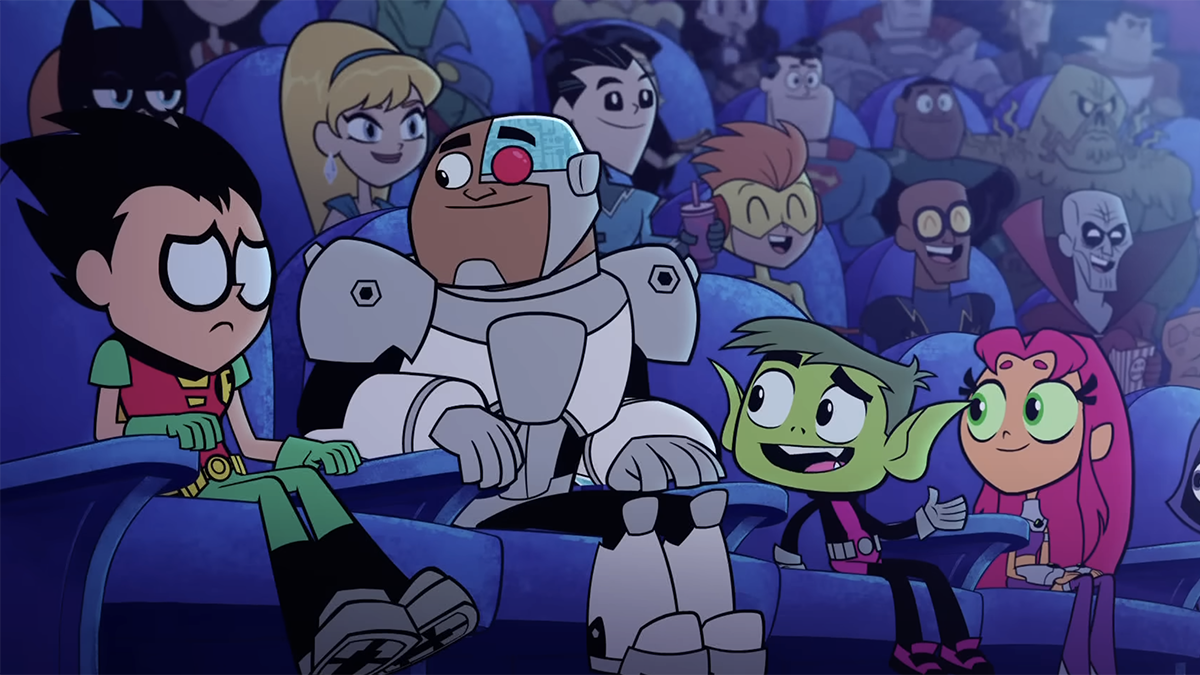 A still from Teen Titans Go! to the Movies