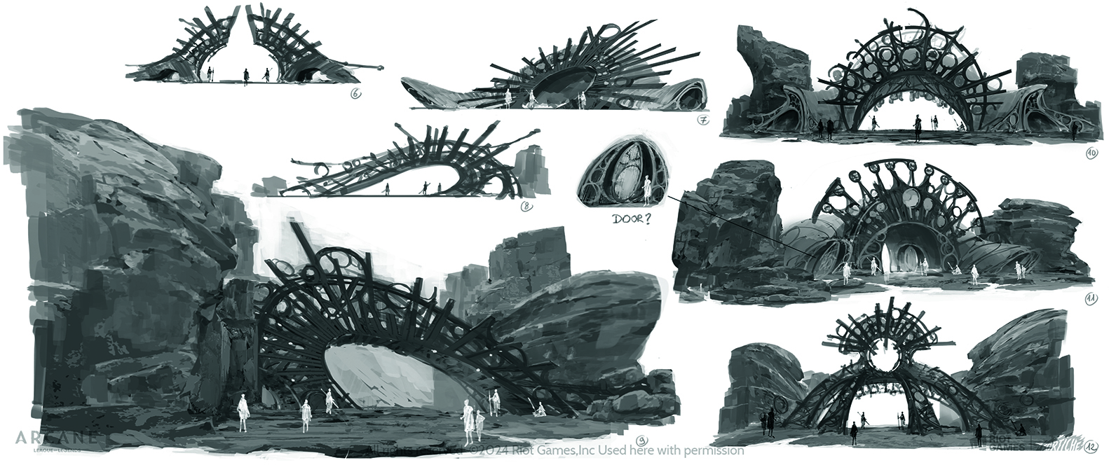 Artwork from Arcane season 2