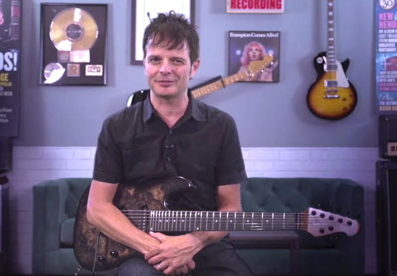 Paul Riario Watch Paul Riario Demo the Ernie Ball Music Man Jason Richardson 7 ...