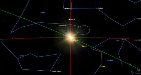 night sky map 