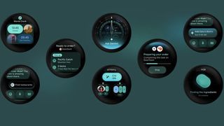 Various Wear OS 7 features