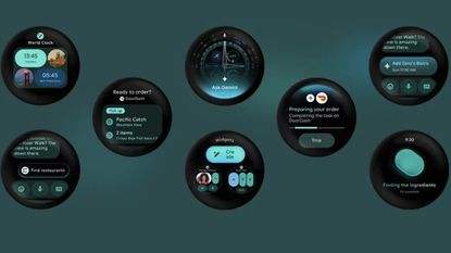 Various Wear OS 7 features