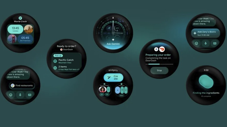 Various Wear OS 7 features