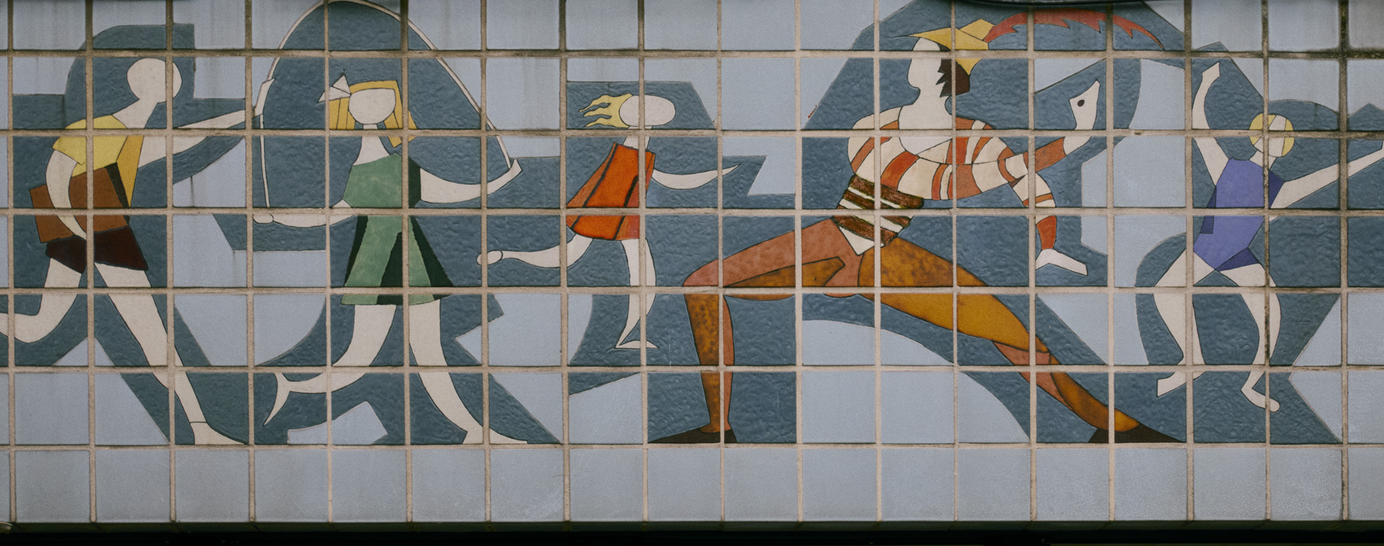 belgian modernism, colourful spaces of the post war 20th century