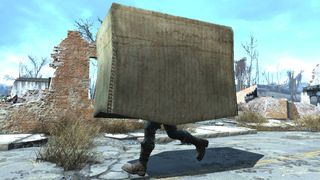 Fallout 4 Metal Gear Solid Cardboard Box mod