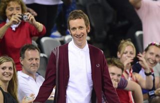 Bradley Wiggins came out to watch a day of track racing, which he used to do