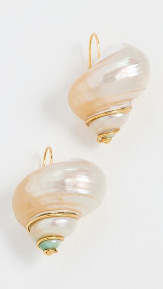 Shell Statement Earrings