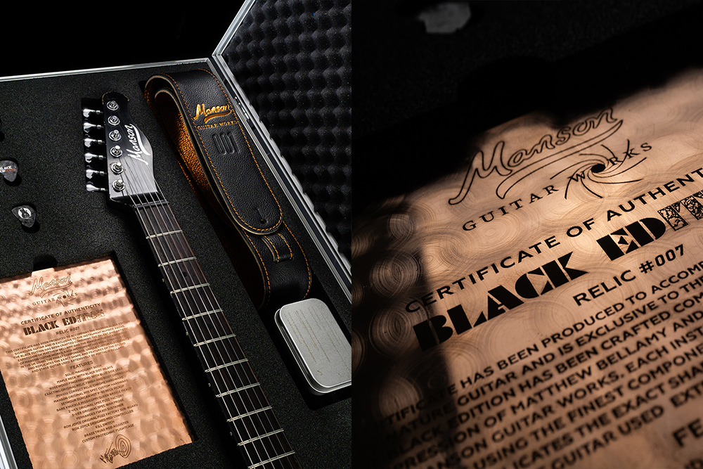 Manson Guitar Works Black Edition O.R.
