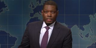 Michael Che on Weekend Update talking about bidets