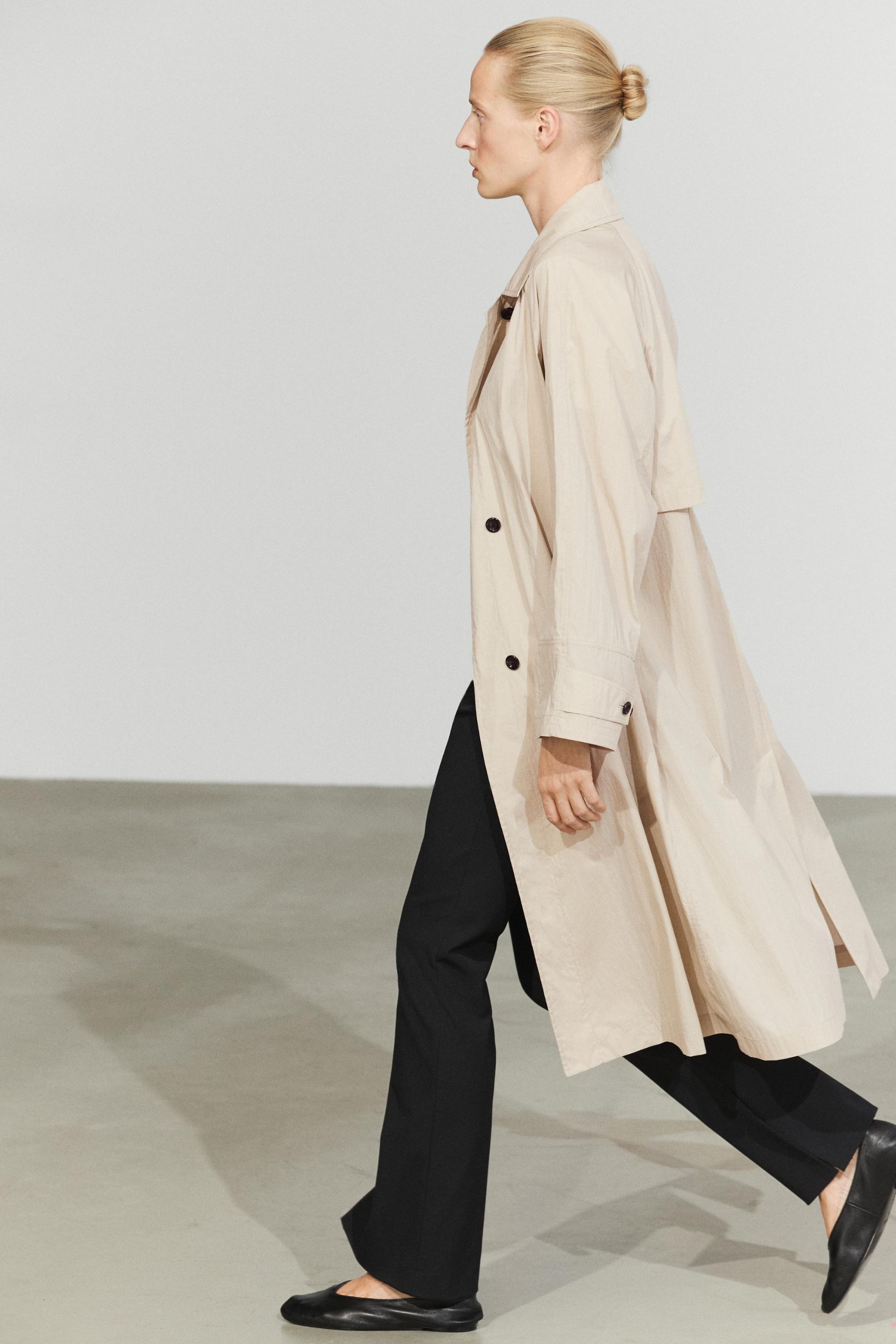 Long Flowing Trench Coat