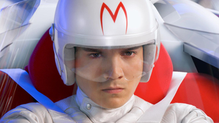 Emile Hirsch races as Speed Racer
