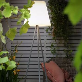 Argos Home Warm White Outdoor Tripod USB LED Solar Lamp
