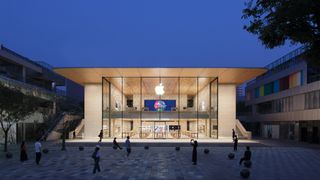 Apple Sanlitun Beijing Opening Exterior