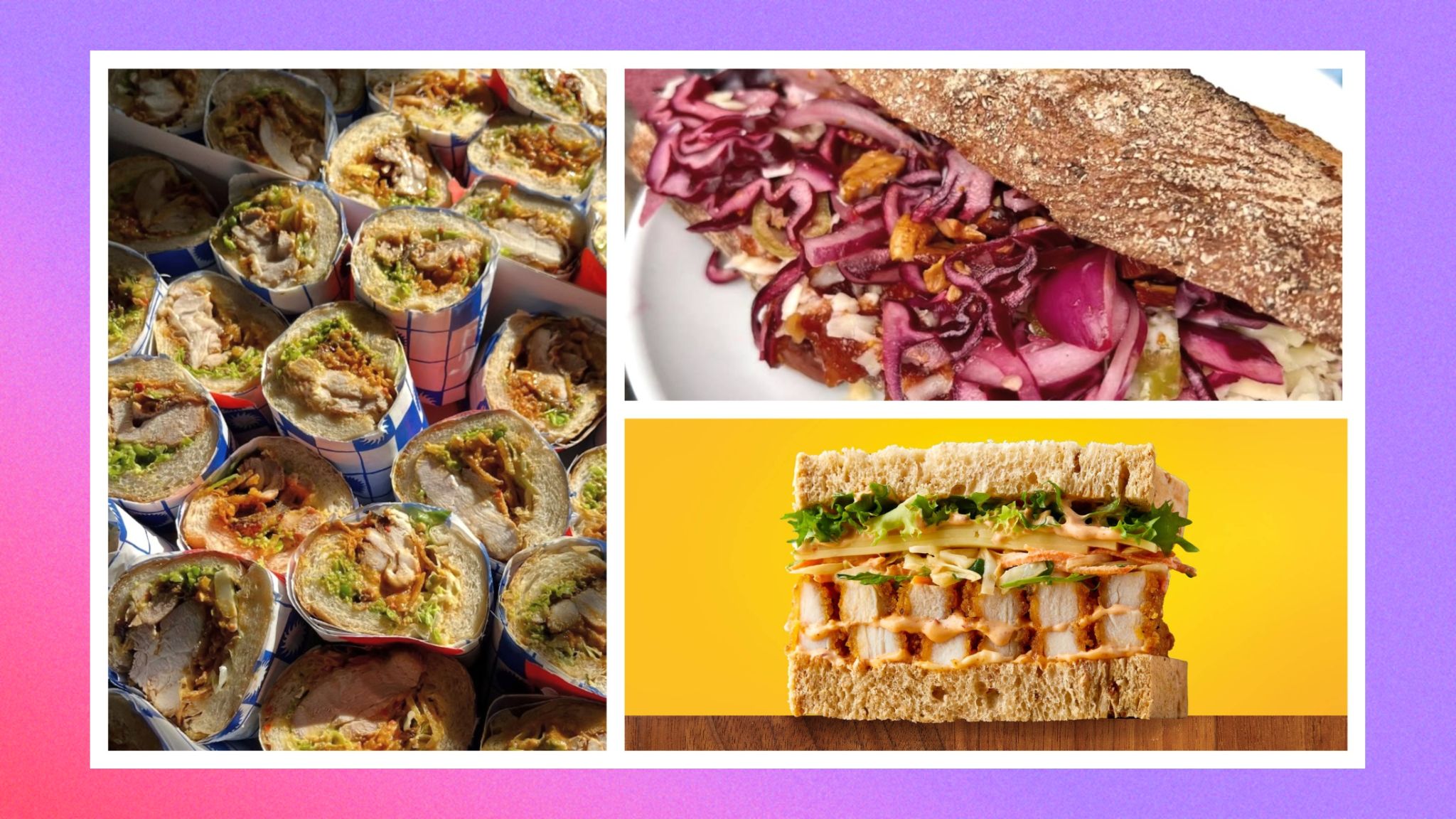 A selection of London's best sandwich shops and spots