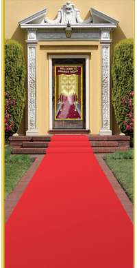 3-Pack Hollywood Red Carpet Awards Ceremony Party Theme Supplies available on Amazon for $32