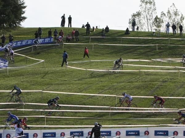 The ski-hill climb was as much a factor as the fast descent