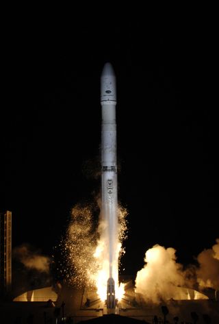 A Sea Launch AG rocket launches the Intelsat 19 satellite.