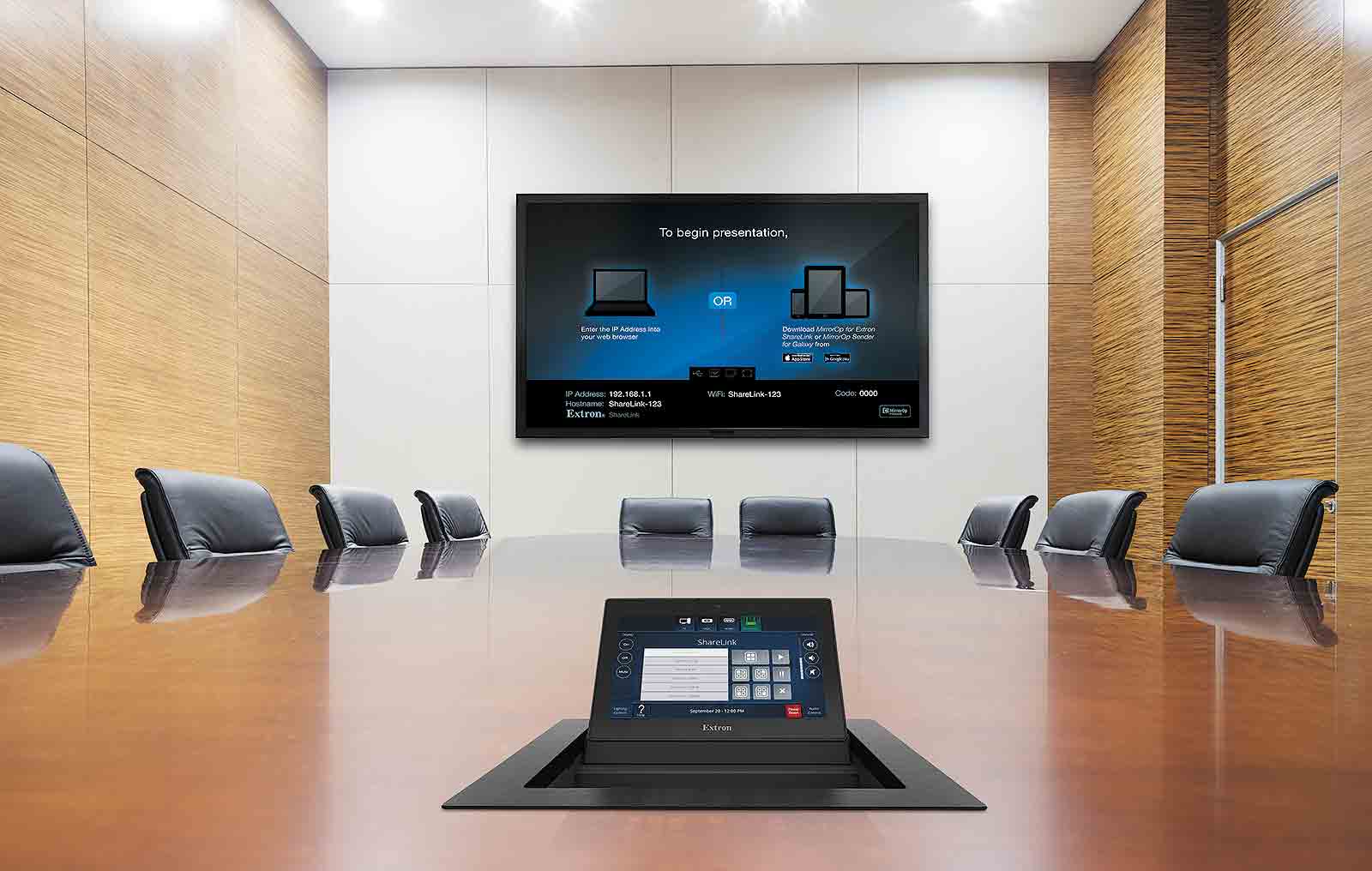 Extron Electronics Introduces Easy-to-Install 7” Touchpanel with Cable Cubby