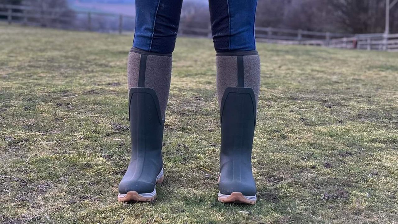 Muck Boot Arctic Sport boots worn from front