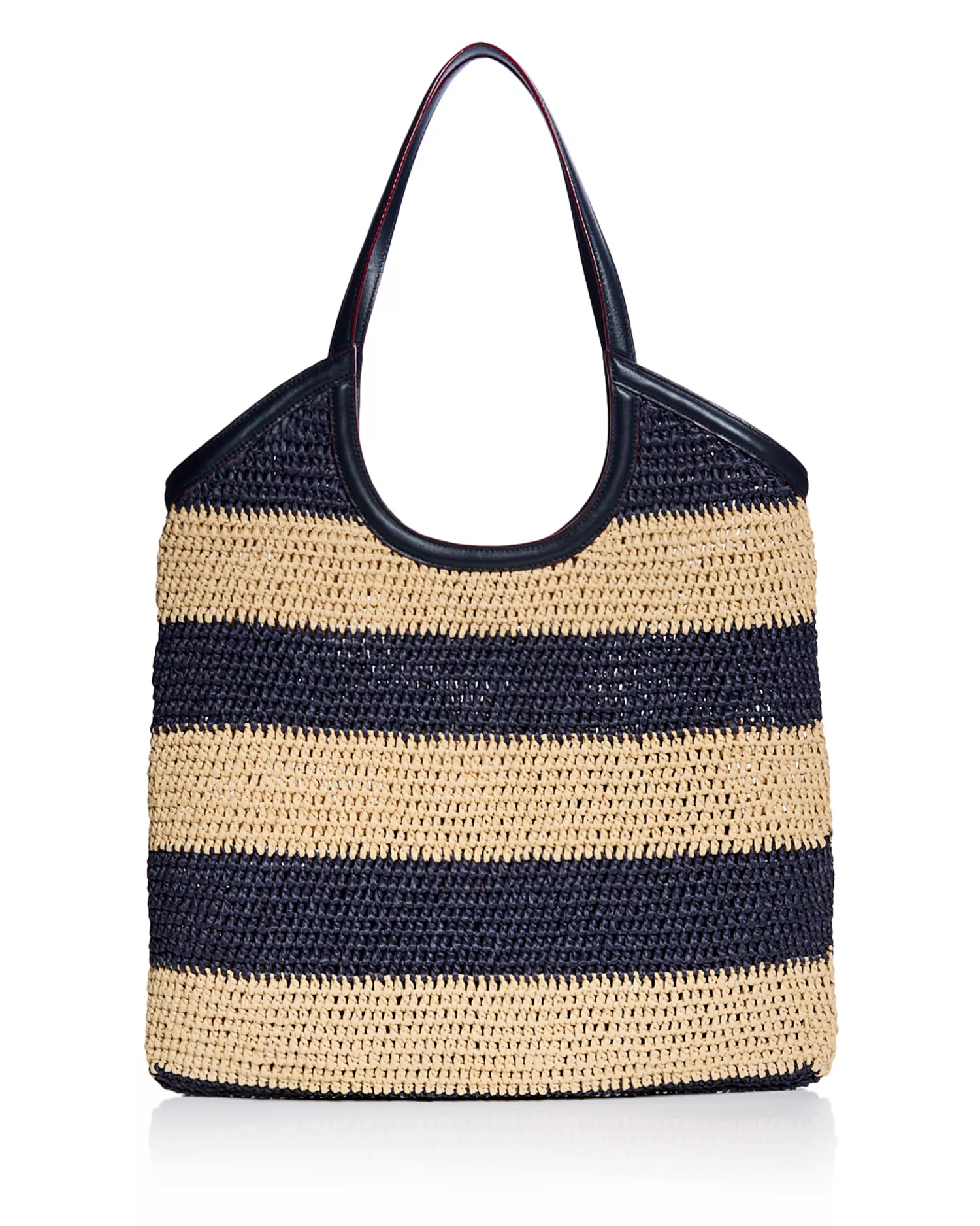 Georgica Large Striped Crochet Tote Bag - Exclusive