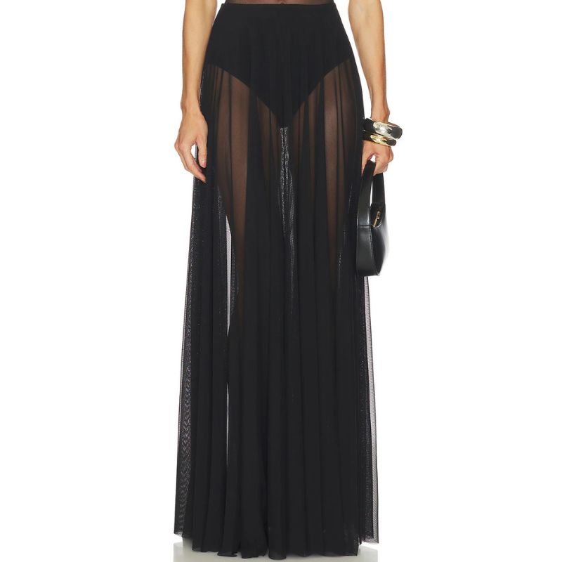 Norma Kamali , Flared Skirt To Floor