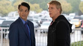 Ralph Macchio and William Zabka on Cobra Kai