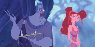 Hades and Megara in Hercules 1997 animated film