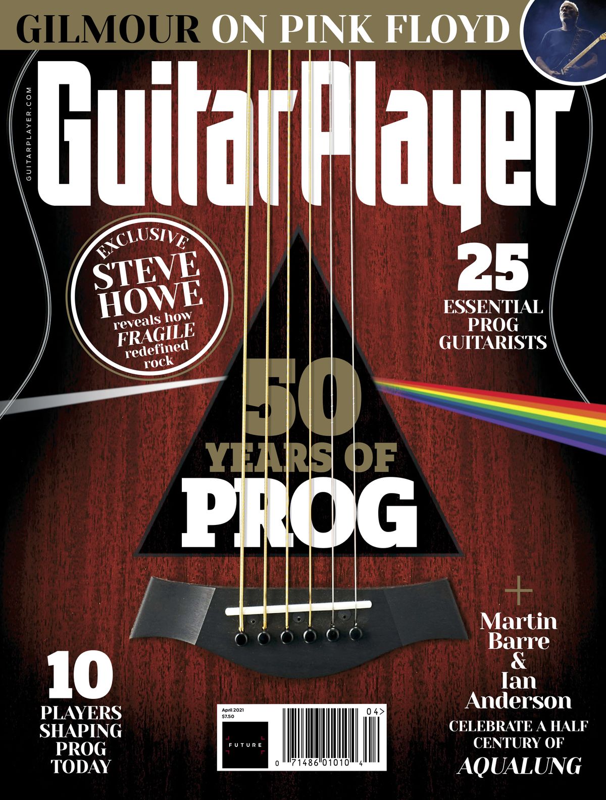 Guitar Player&#039;s April 2021 issue cover