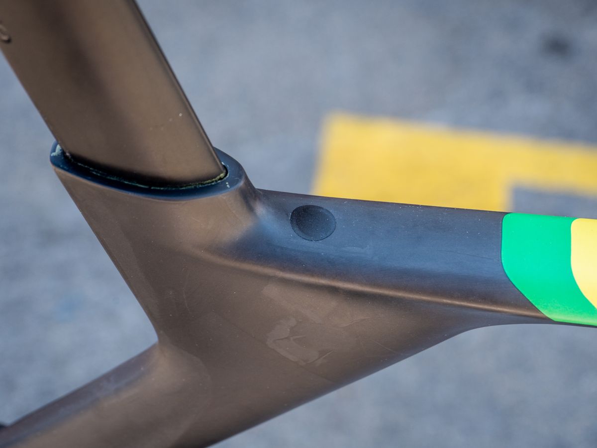 Tadej Pogacar's Colnago Y1Rs road bike