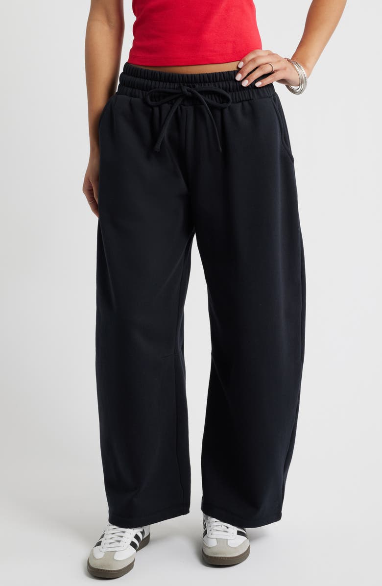 Barrel Leg Fleece Sweatpants