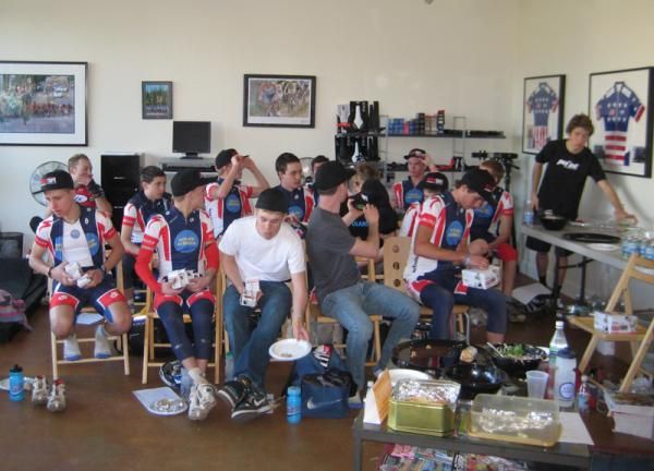 Whole Athlete-Specialized racers get ready for yoga