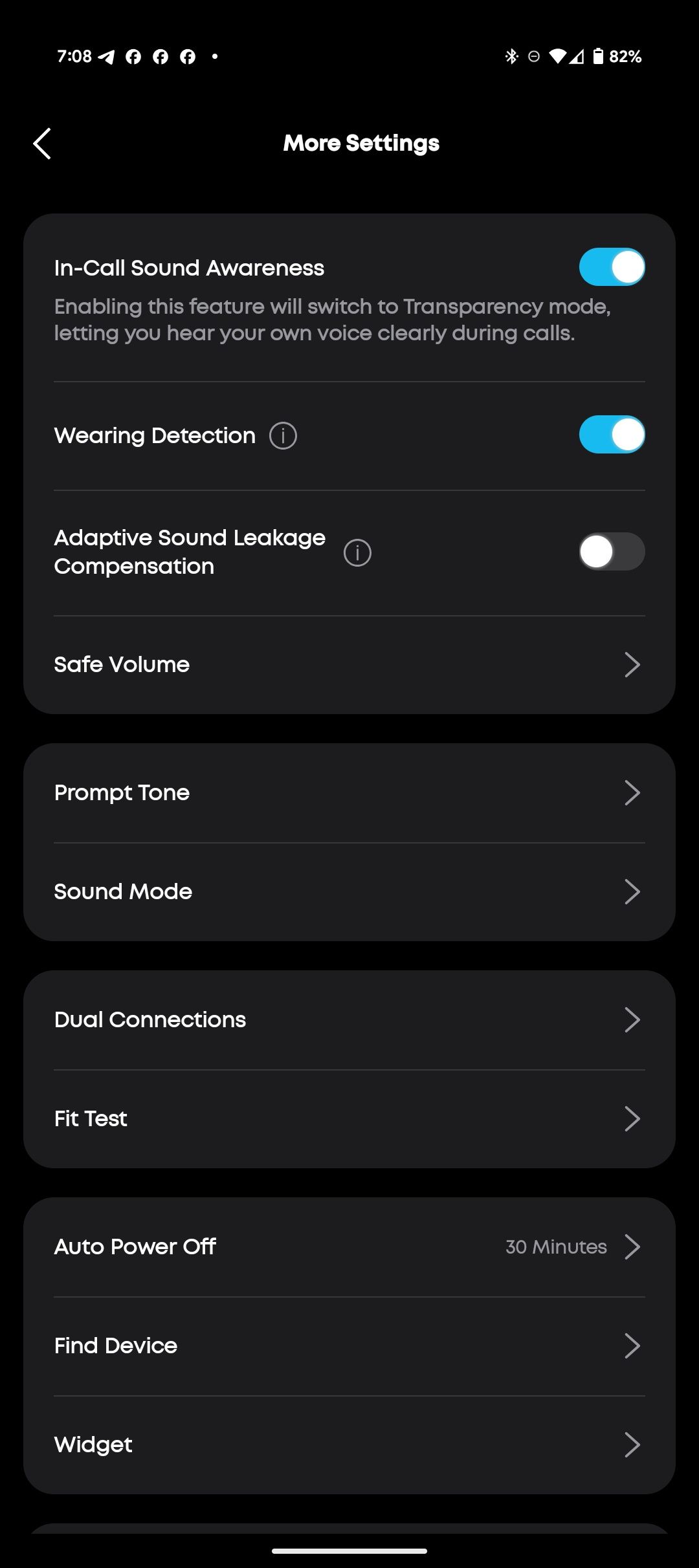 Soundcore Liberty 5 Soundcore app, more settings