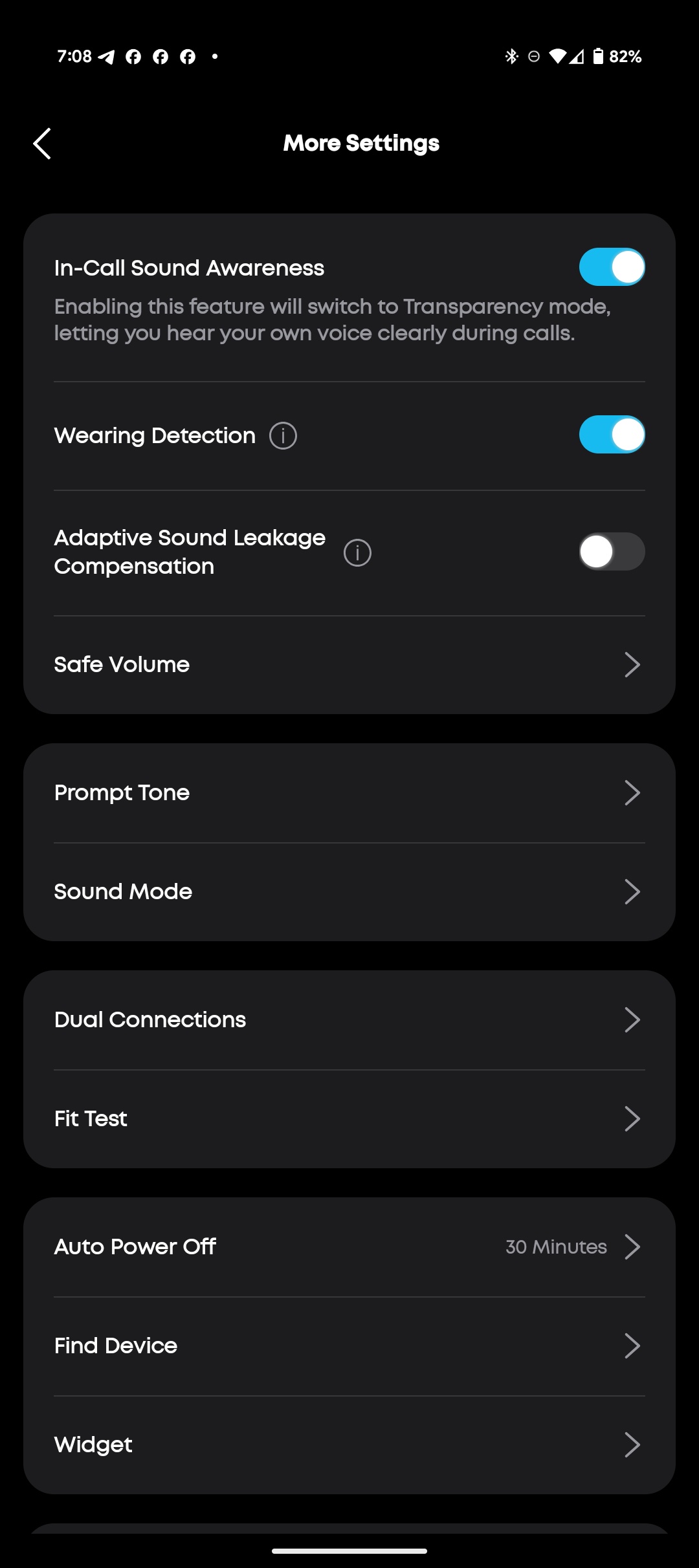 Soundcore Liberty 5 Soundcore app, more settings
