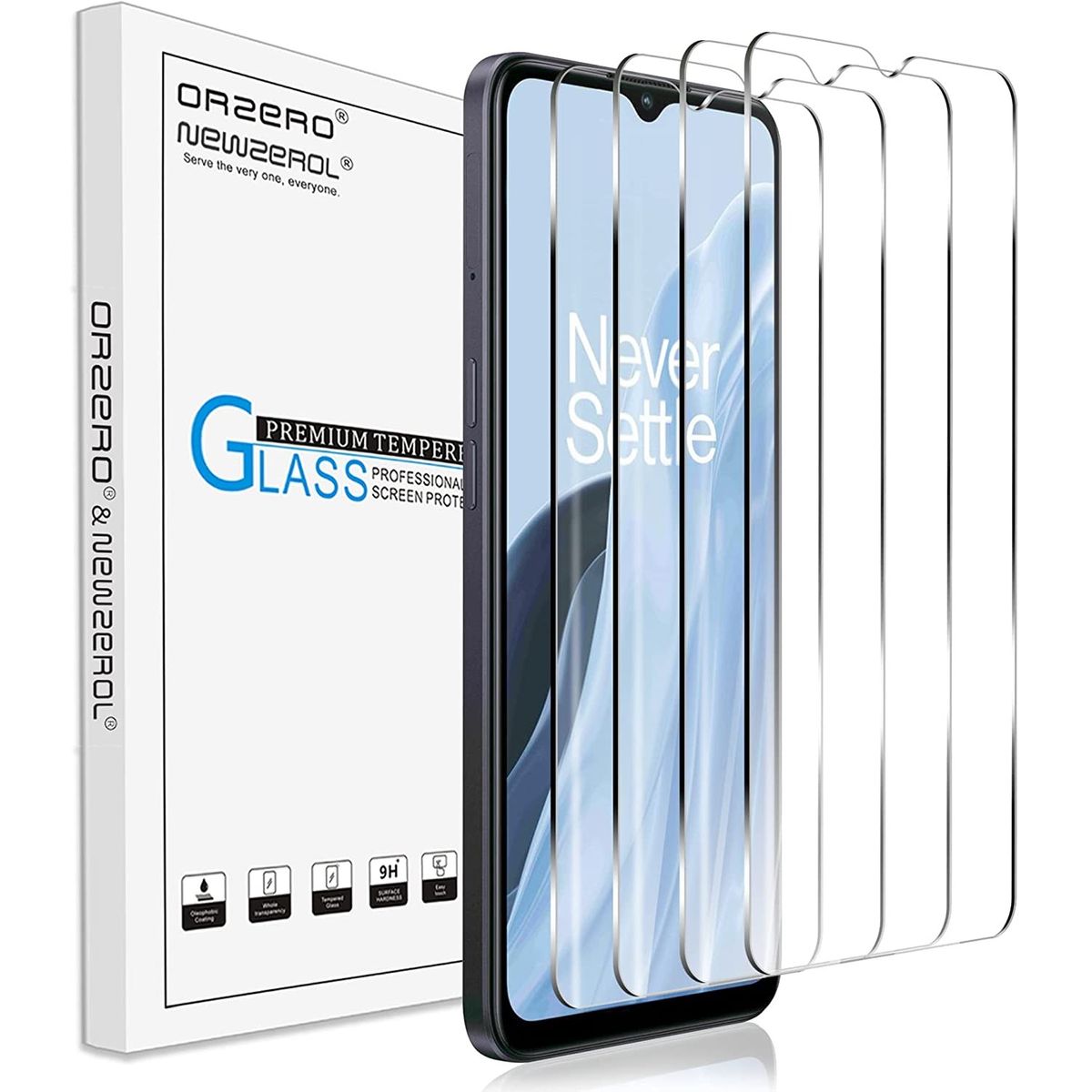 2x Tempered Glass Screen Protector For OnePlus Nord N200 5G DE2117 DE2118 – 9H Clear