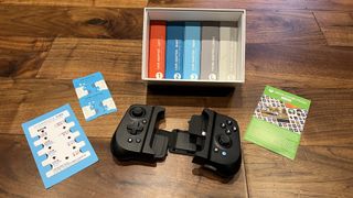 Gamevice Flex for iPhone, with accessories and Diablo Immortal
