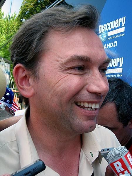 Disco Team Manager Johan Bruyneel speaks of Rasmussen case.