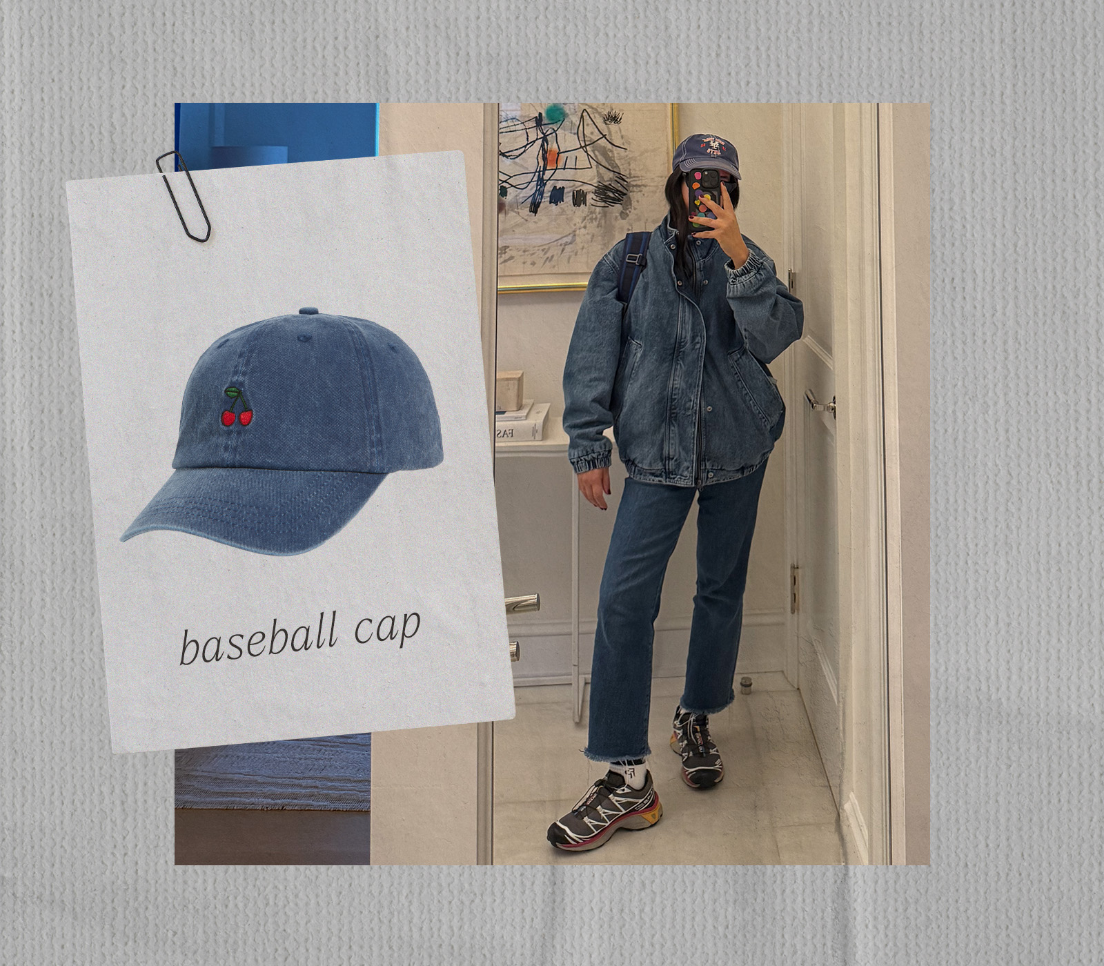 @nicoleakhtarzad wearing a baseball cap.