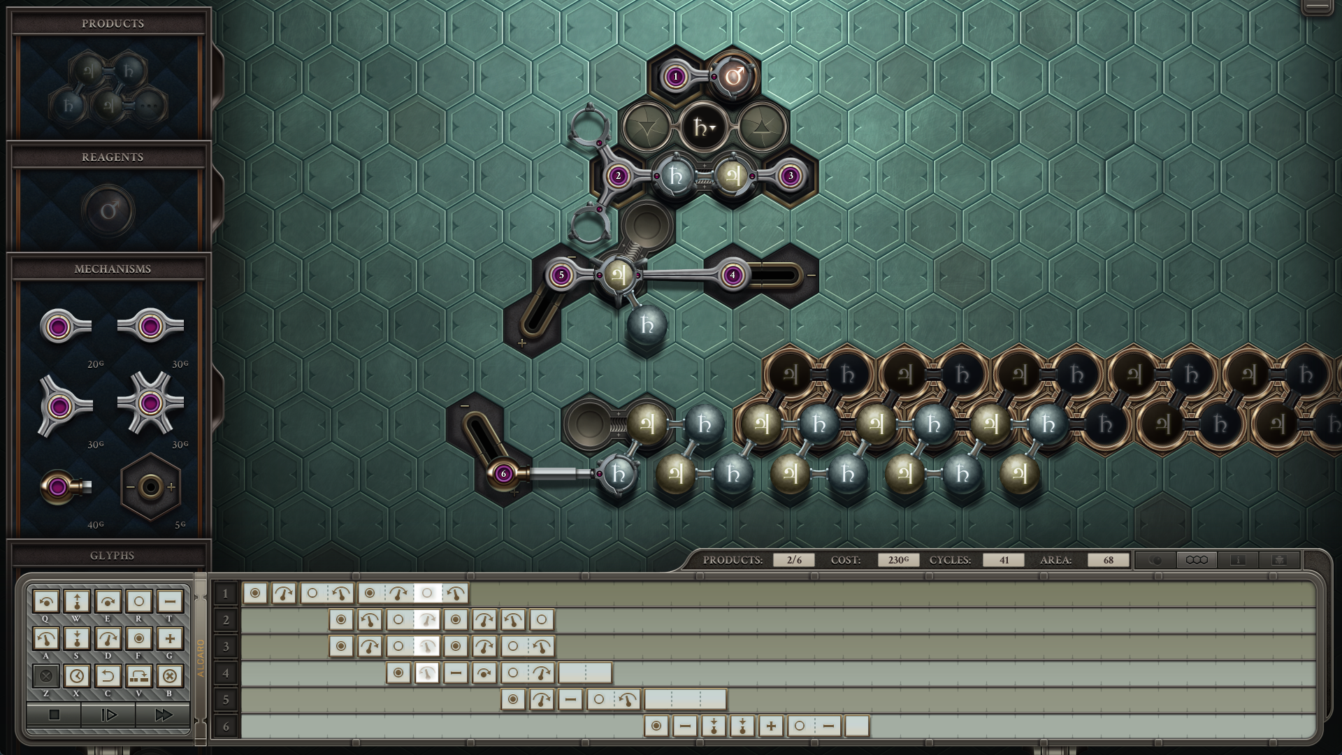 Opus Magnum DLC screenshot.