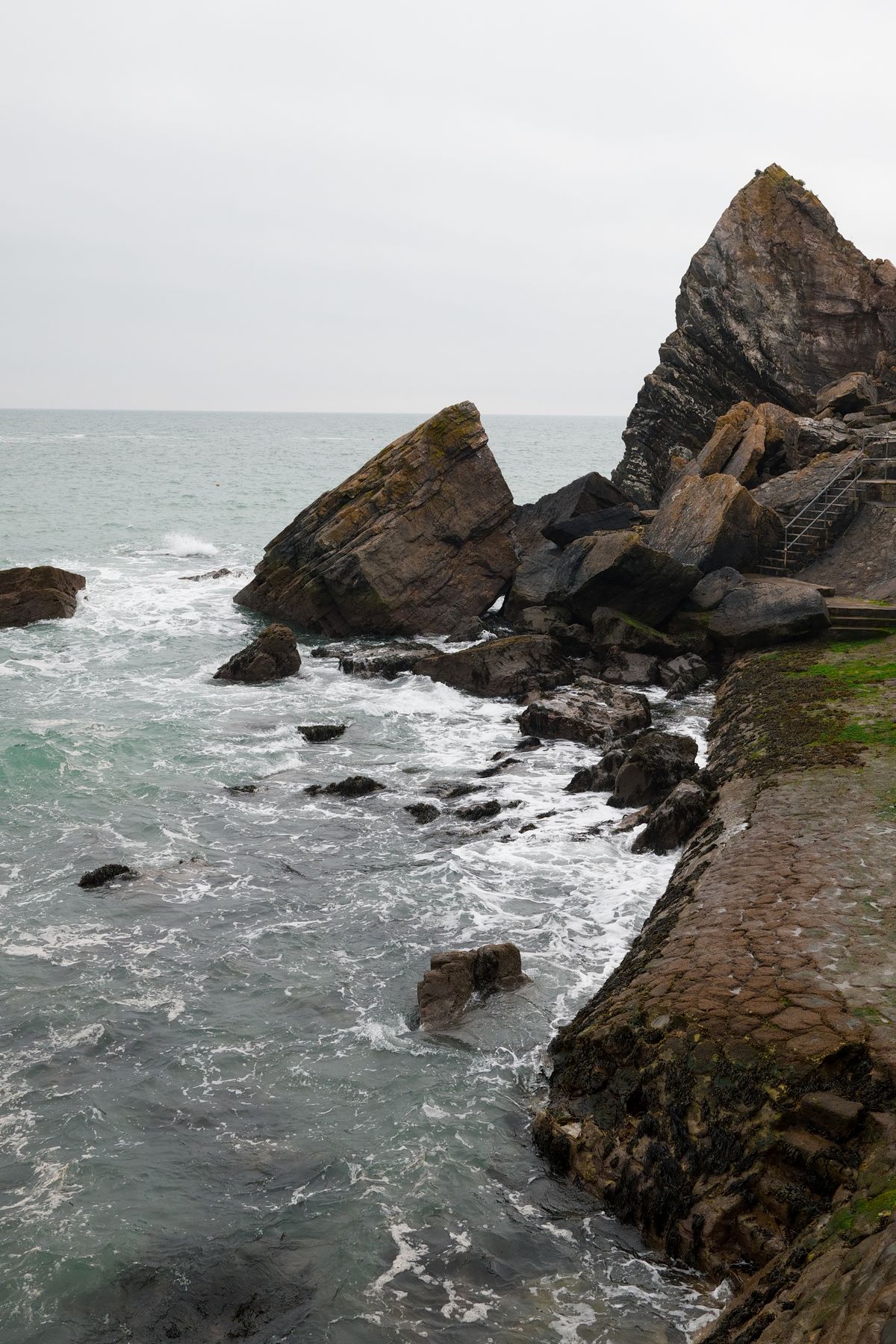 A photo of the sea, taken on a Sigma BF camera
