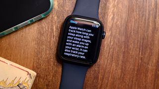 Apple Watch SE sleep app.