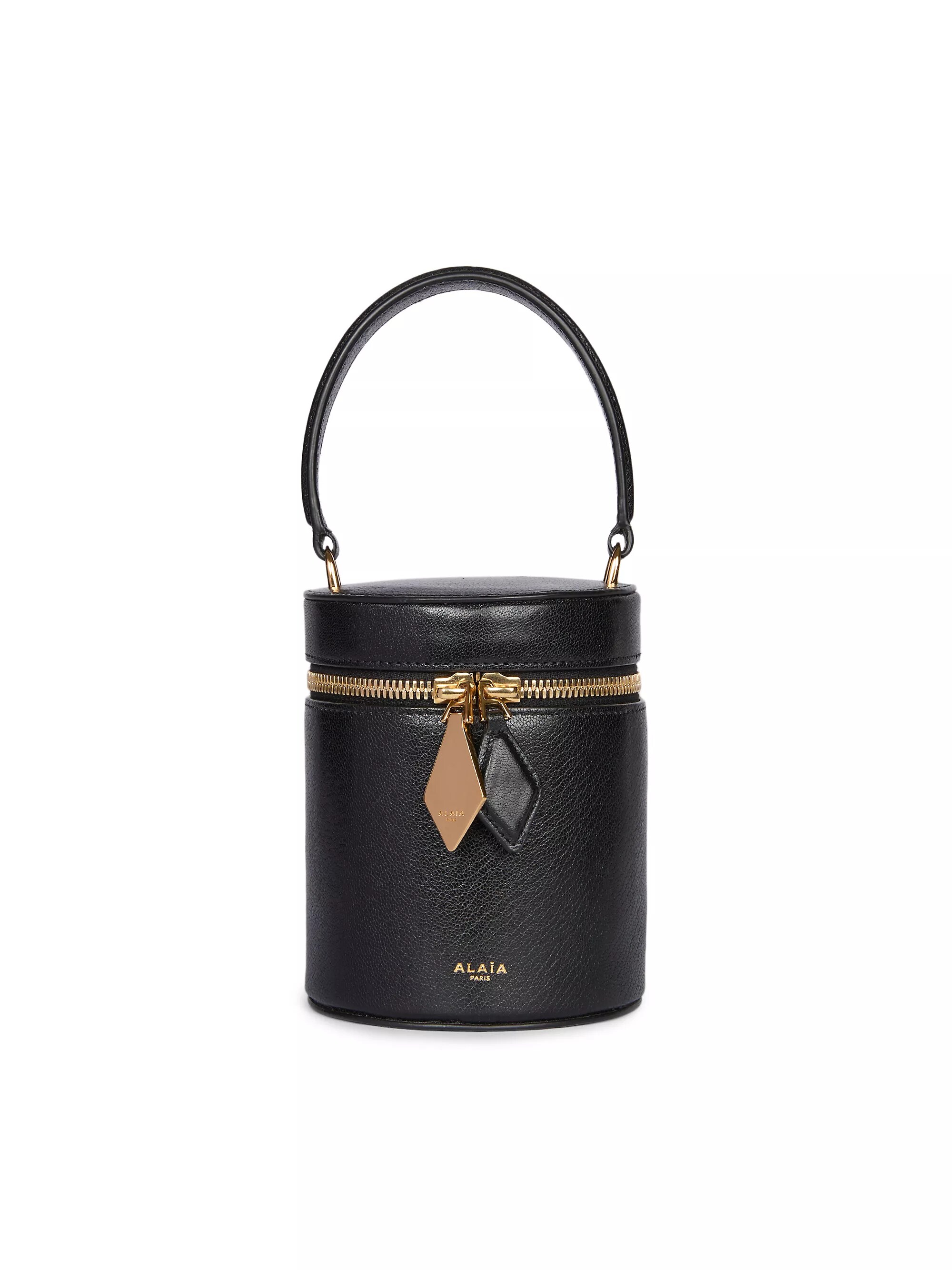 Cylindre Leather Vanity Case