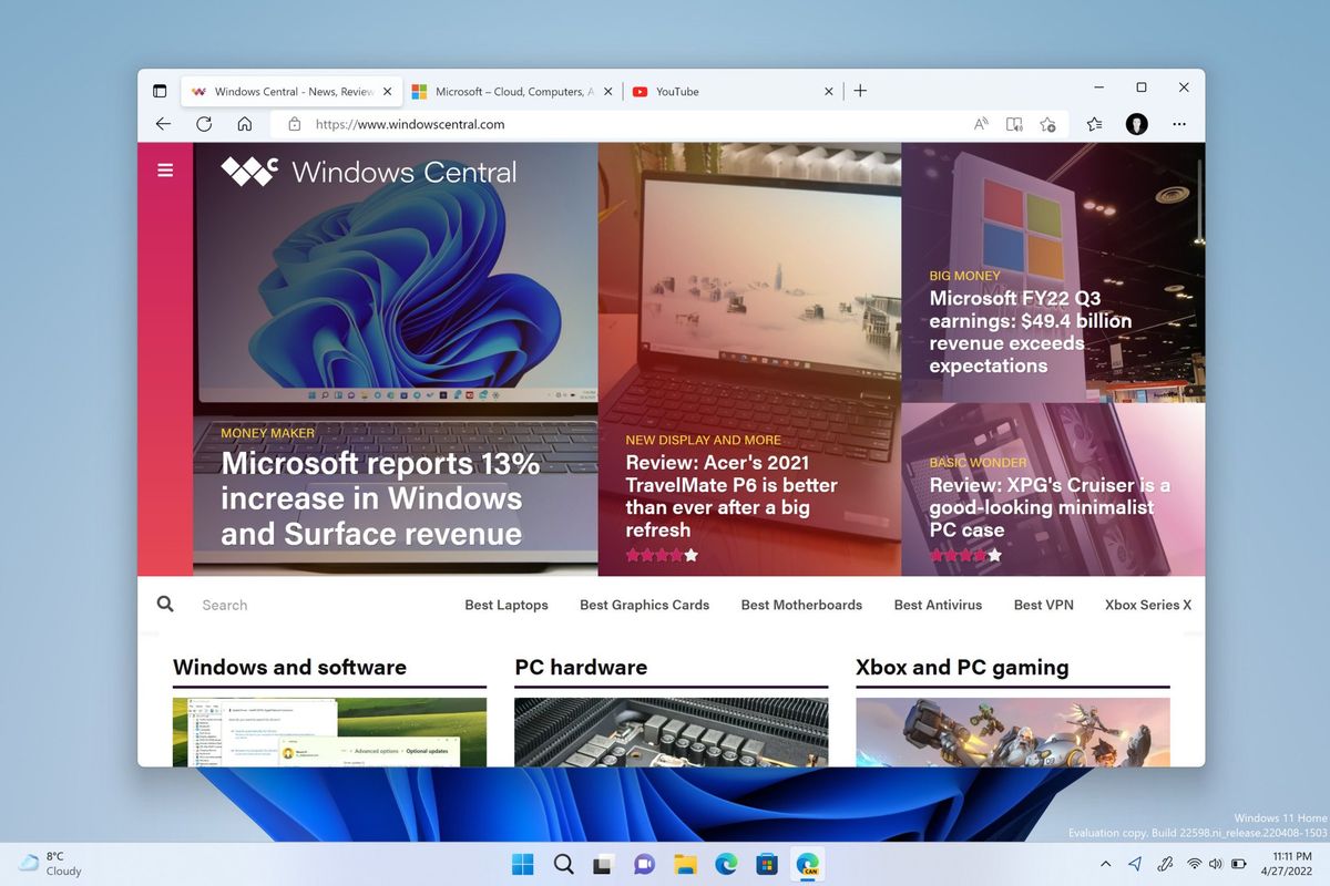 Microsoft Edge Canary gets new experimental Windows 11 design with ...